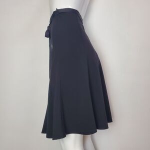 Vintage 90s Tracy Evans Limited Black Gored Skirt